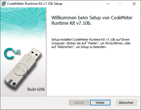 CodeMeter installation 0
