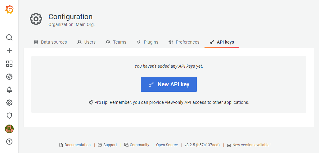 Grafana API Key