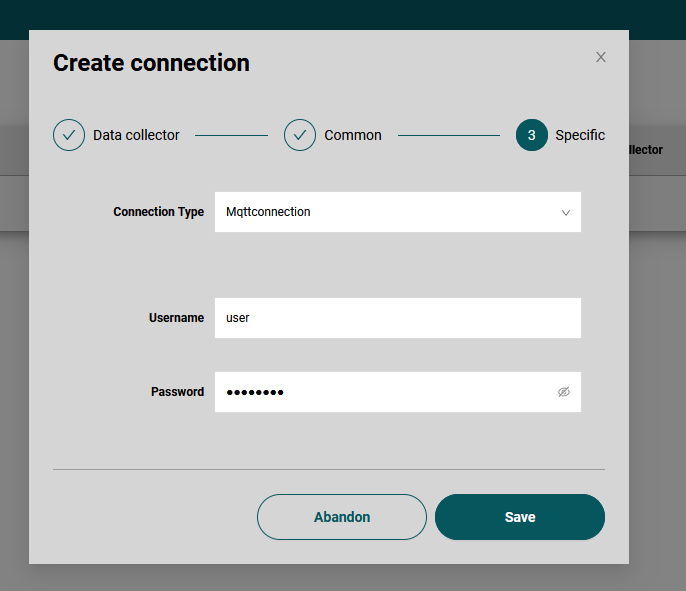 Settings for the MQTT connection