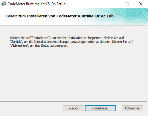 CodeMeter installation 4